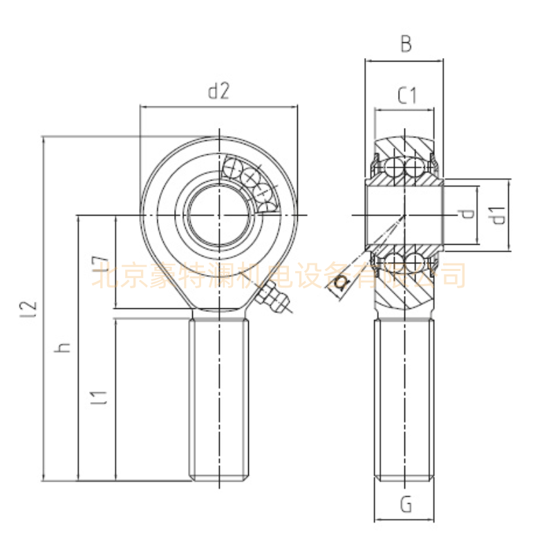 BRM14-00-501 BRM14-00-502德國(guó)durbal桿端關(guān)節(jié)軸承尺寸參數(shù)